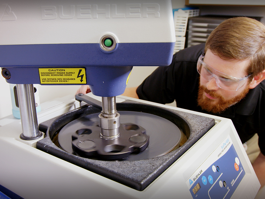 Ferguson Industrial expert in a machining factory.