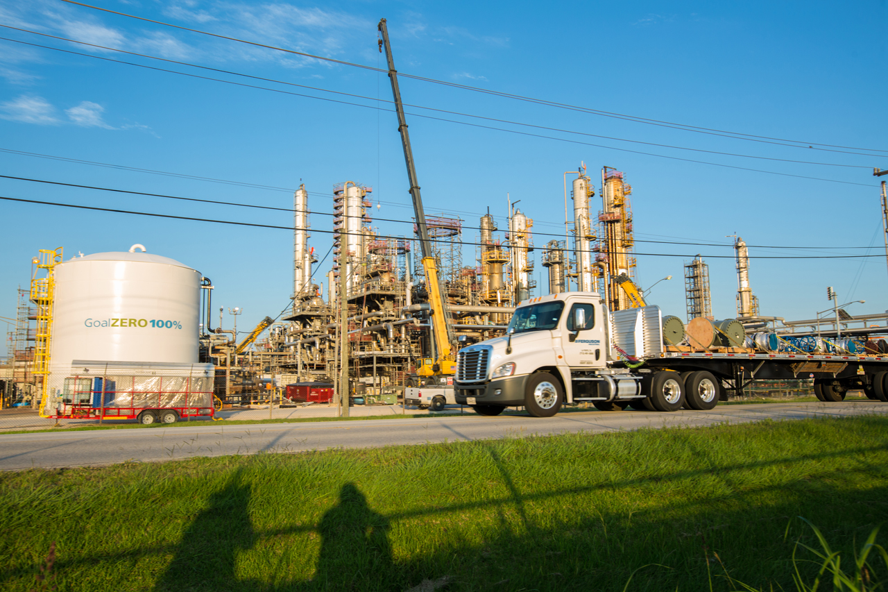 An industrial plant supported through a partnership with Ferguson.