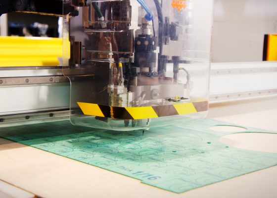 Gasket fabrication at a Ferguson Industrial custom fabrication facility