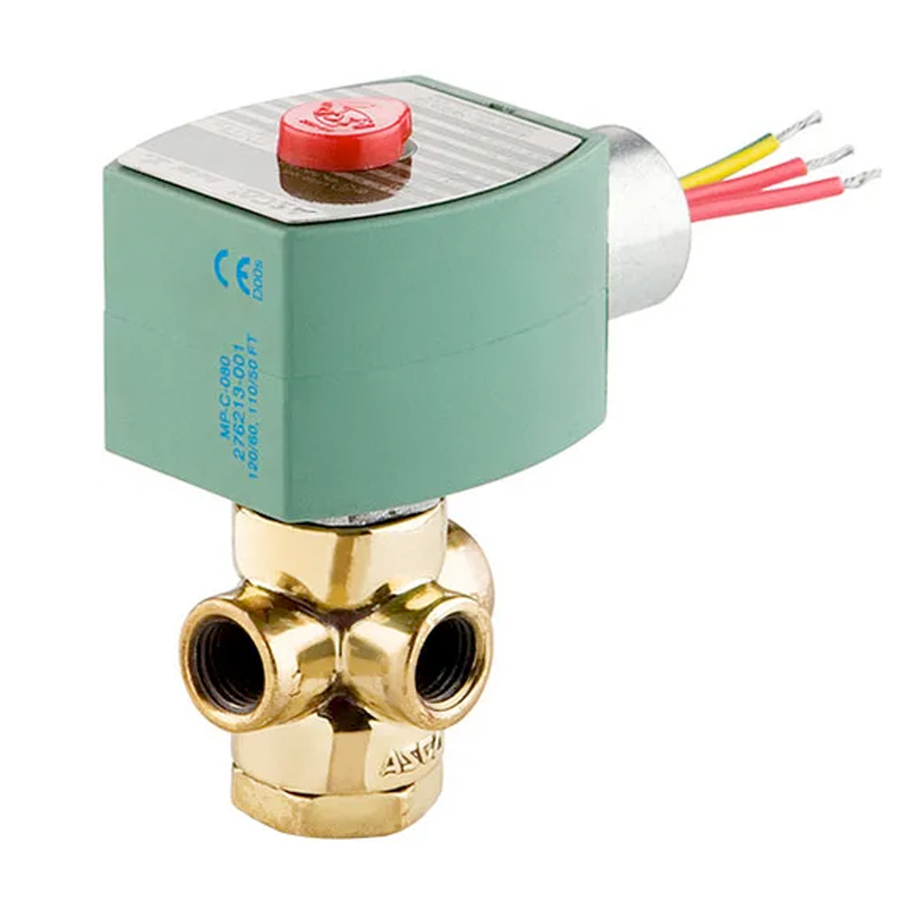 A solenoid valve for an industrial application involving and automated valve assembly