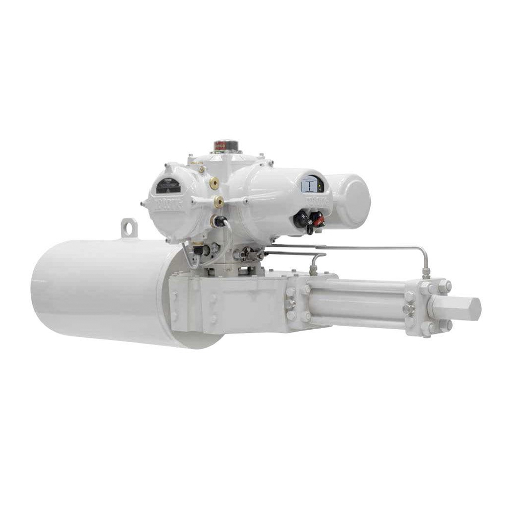 Electro-Hydraulic Actuator for an industrial flow control system.