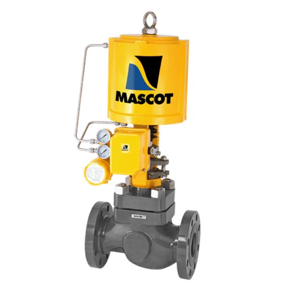 Mascot Linear Globe Valve for industrial flow control.