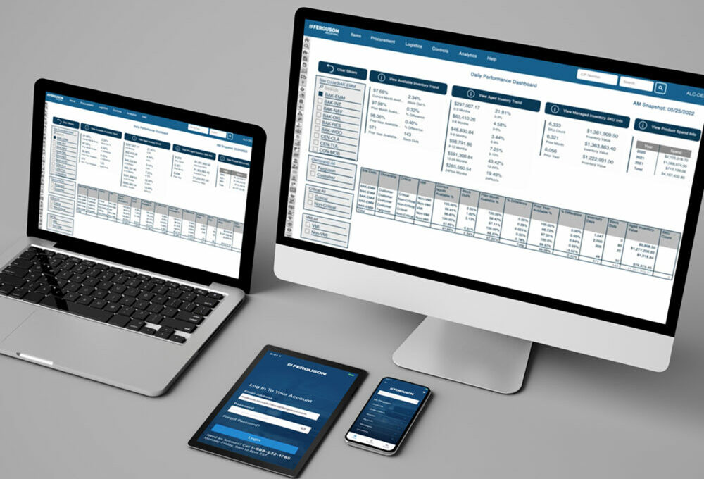 Our ASP integrated supply software solutions have customizable dashboards and can be accessed from various devices.