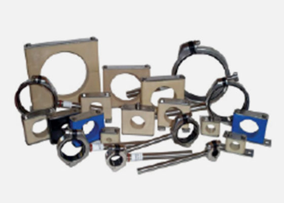 Process components used in for sanitary plants such as in food and beverage industries