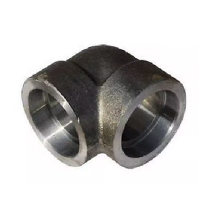 Forged steel fitting and flanges from industrial applications.