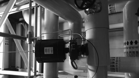 Ferguson Installs a device to repair a control valve at a pharmaceutical company.