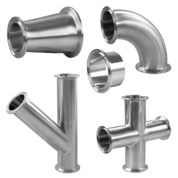 Sanitary tri-clamp fittings