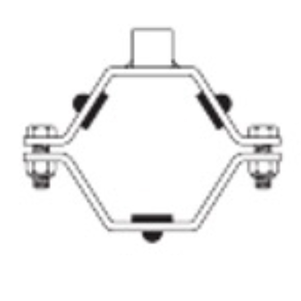 Sanitary hex hanger with coupler