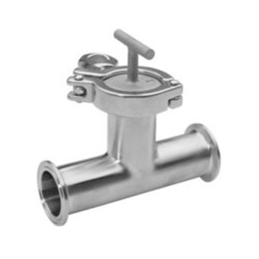 Stainless steel tee strainers for easy access to inline strainers.