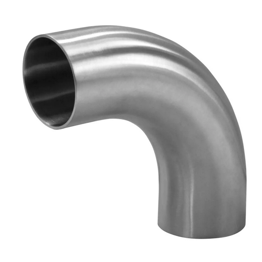 Stainless steel weld elbows for sanitary fittings