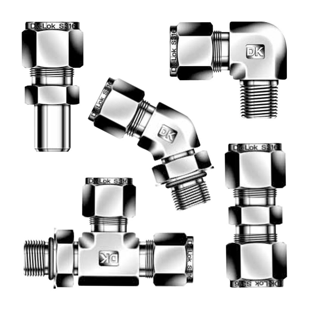 DK-Lok compression fittings