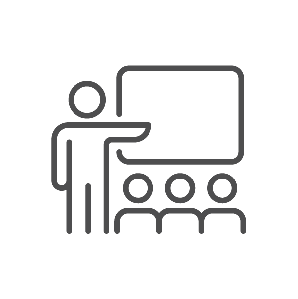 Packaging Installation and training icon
